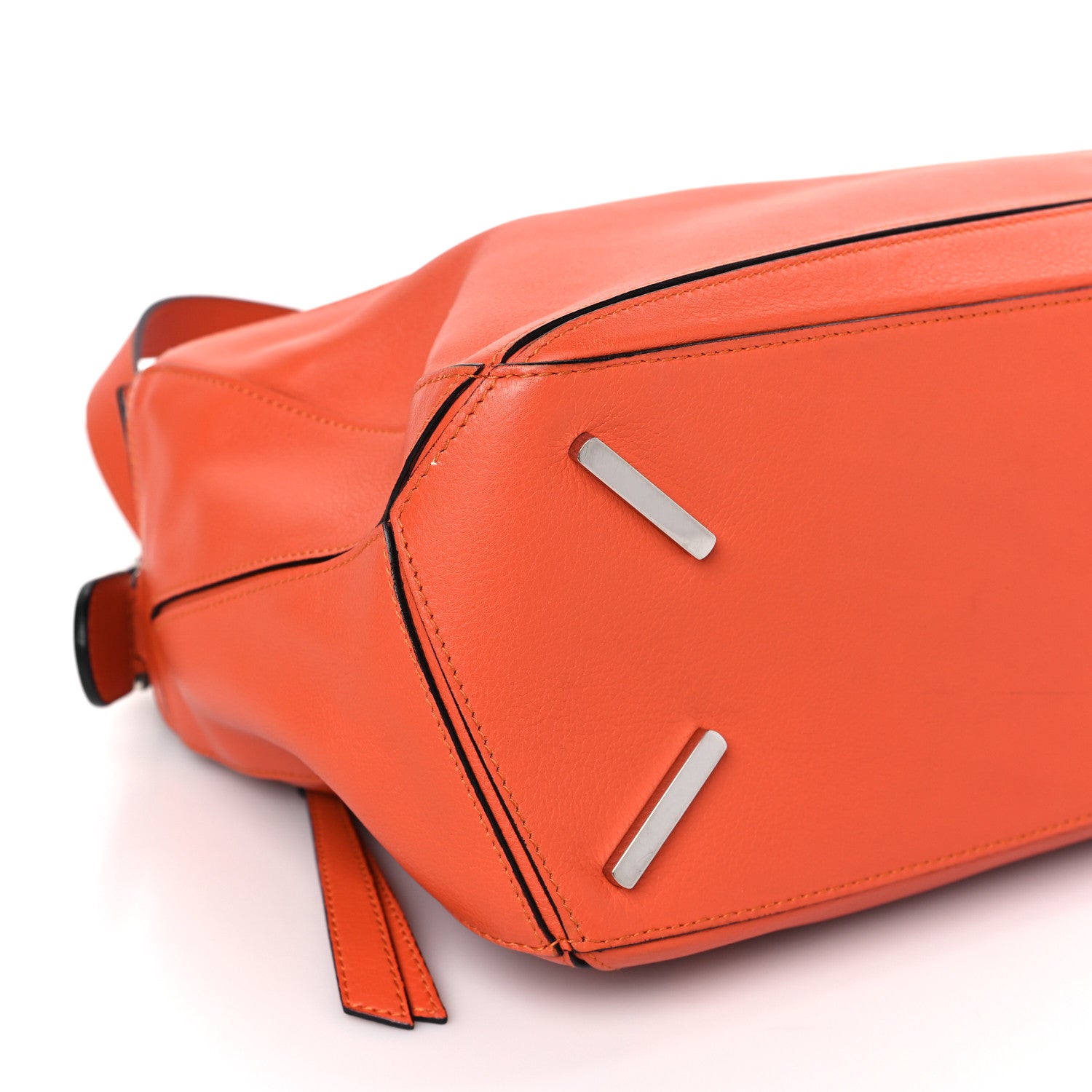 Loewe Calfskin Medium Puzzle Bag Orange 7 of 8