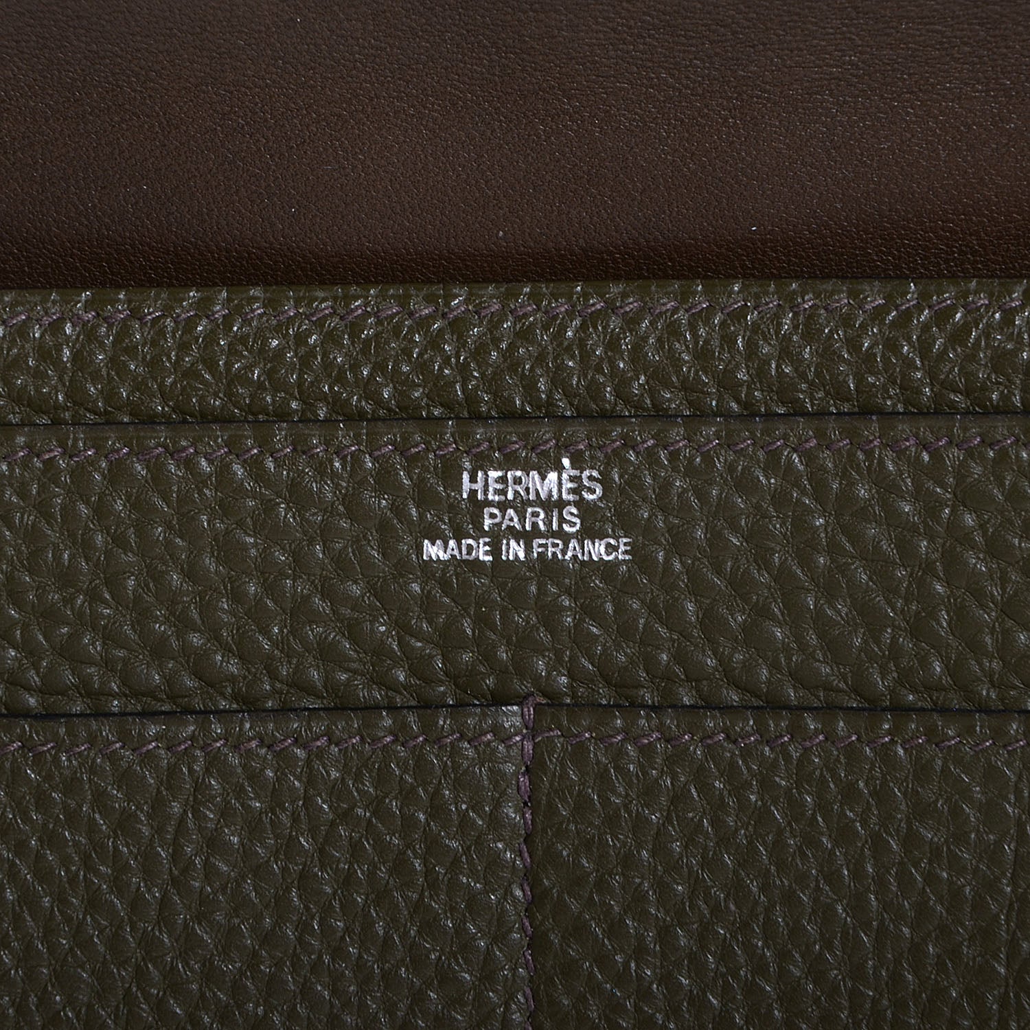 Hermes Togo Dogon Duo Wallet Vert Veronese 6 of 8