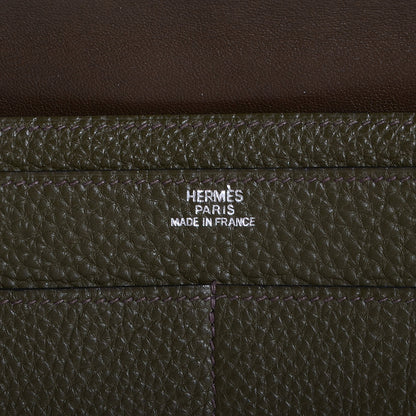 Hermes Togo Dogon Duo Wallet Vert Veronese 6 of 8