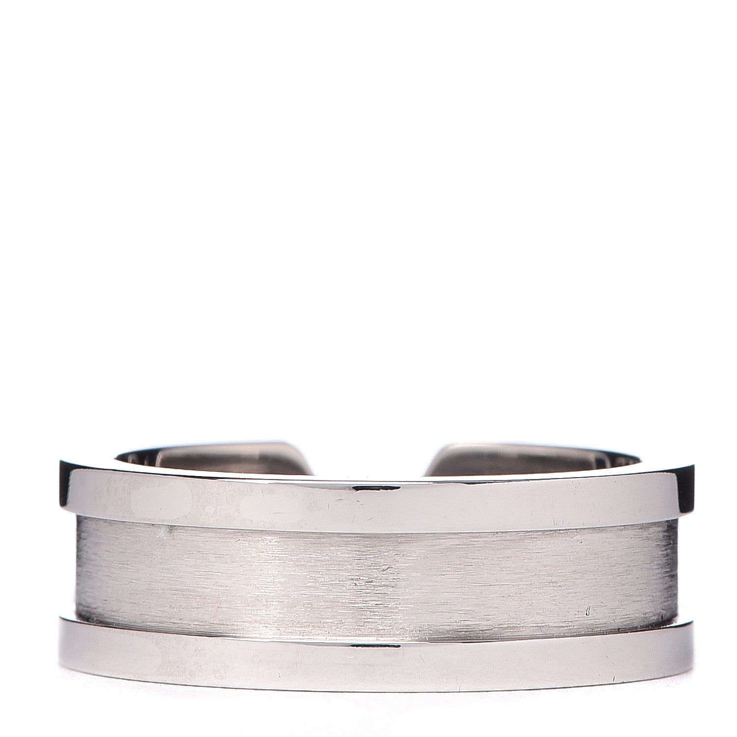 Cartier 18K White Gold Diamond 6.5mm Logo De Ring 51 5.75 3 of 5
