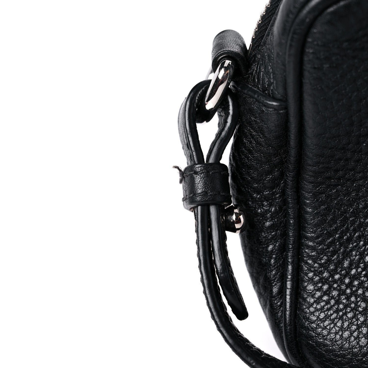 Prada Vitello Daino Mini Camera Crossbody Black 12 of 13