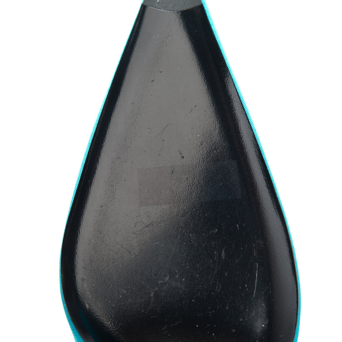 Spandex Knife Pointed 110mm Pumps 36.5 Bleu Turquoise