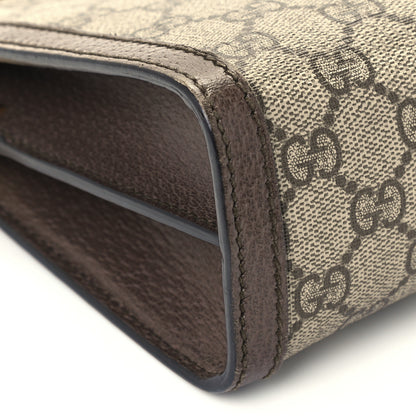 Gucci GG Supreme Monogram Web Small Ophidia Chain Shoulder Bag Brown 10 of 12