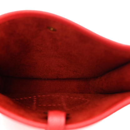 Hermes Taurillon Clemence Evelyne TPM Rouge Tomate 5 of 10