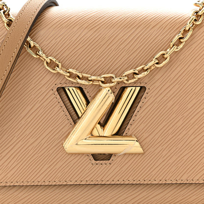 Louis Vuitton Epi Twist Shoulder Bag MM Camel 7 of 9