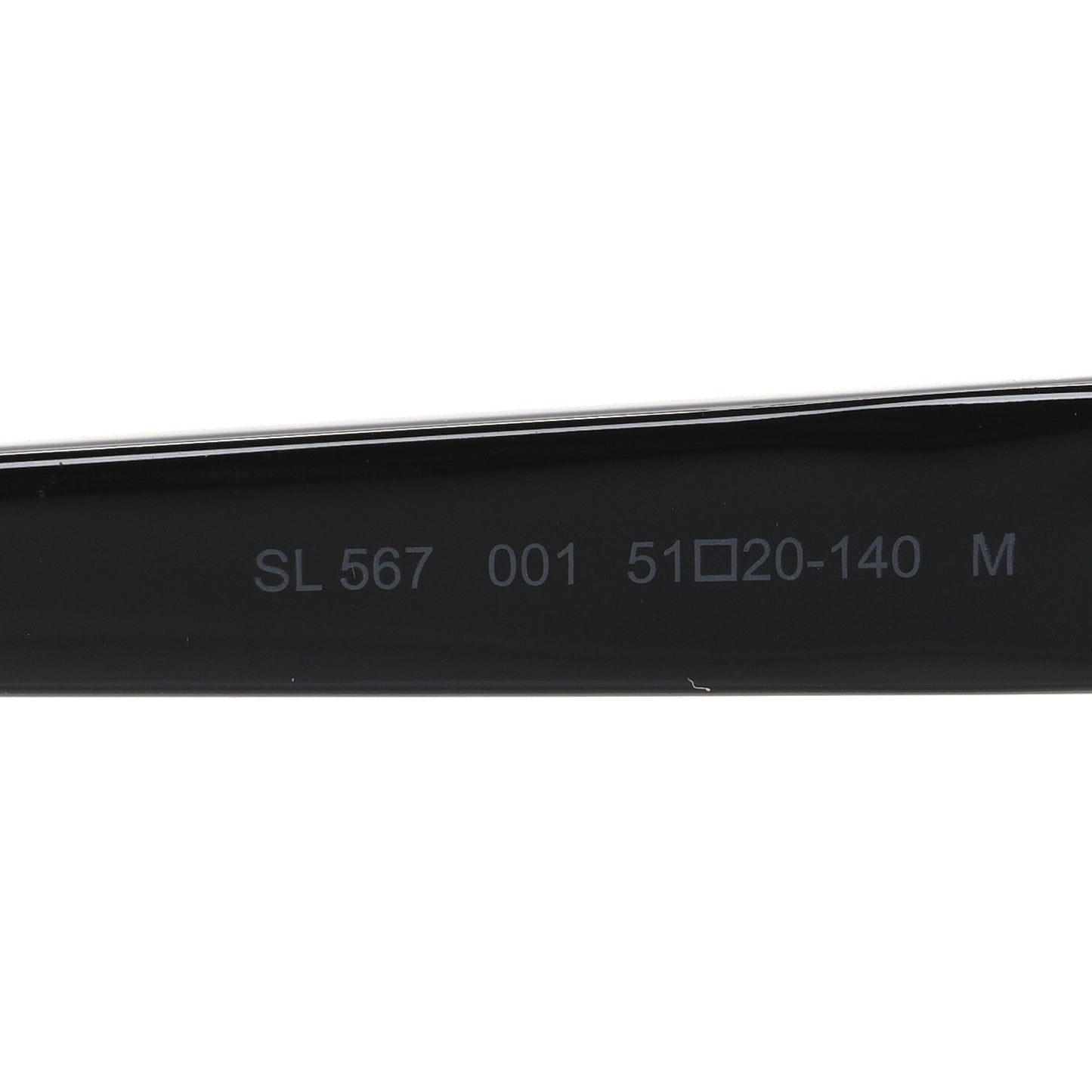 Acetate Sunglasses SL 567 001 Black