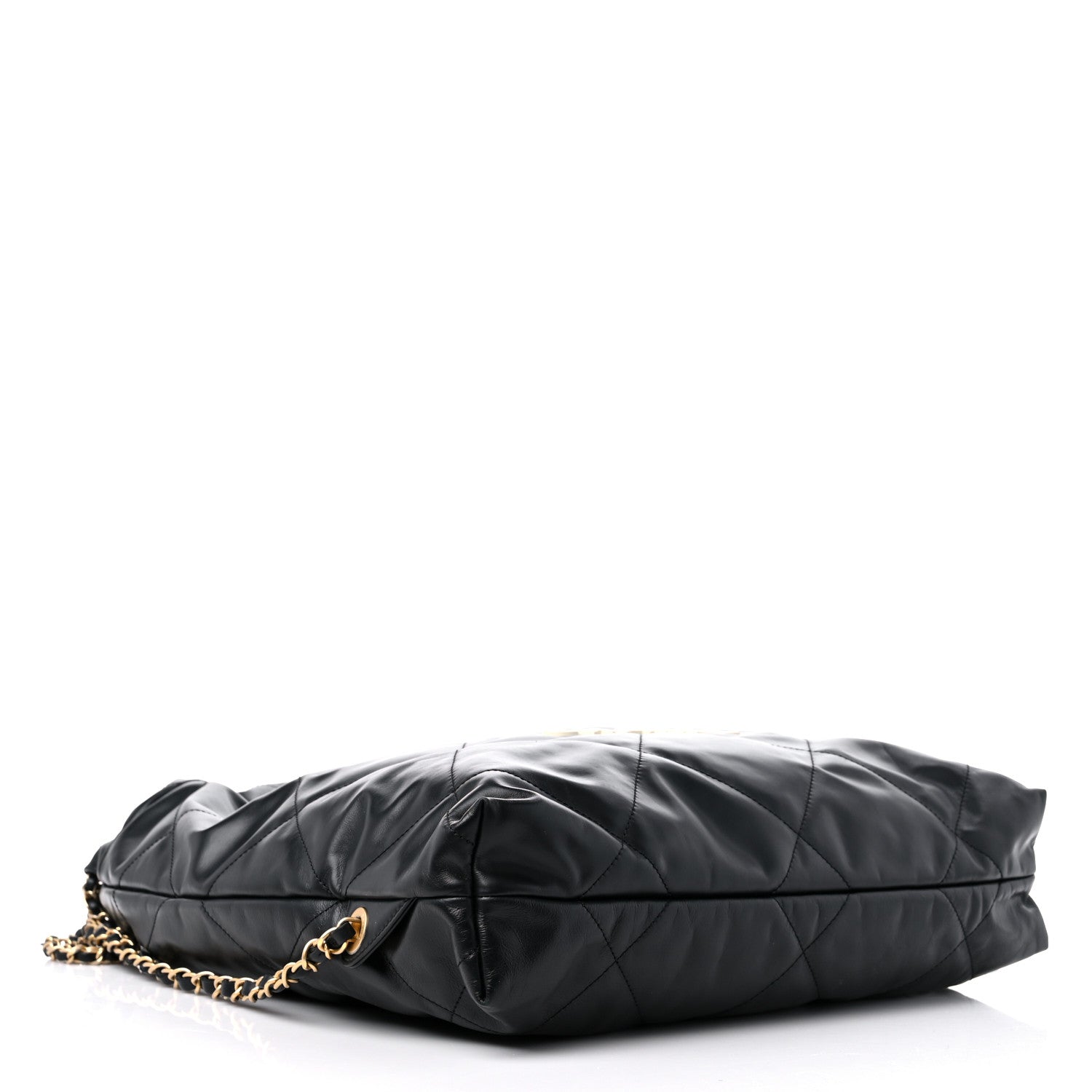 Chanel Shiny Calfskin Quilted Chanel 22 Backpack Black 4 of 9