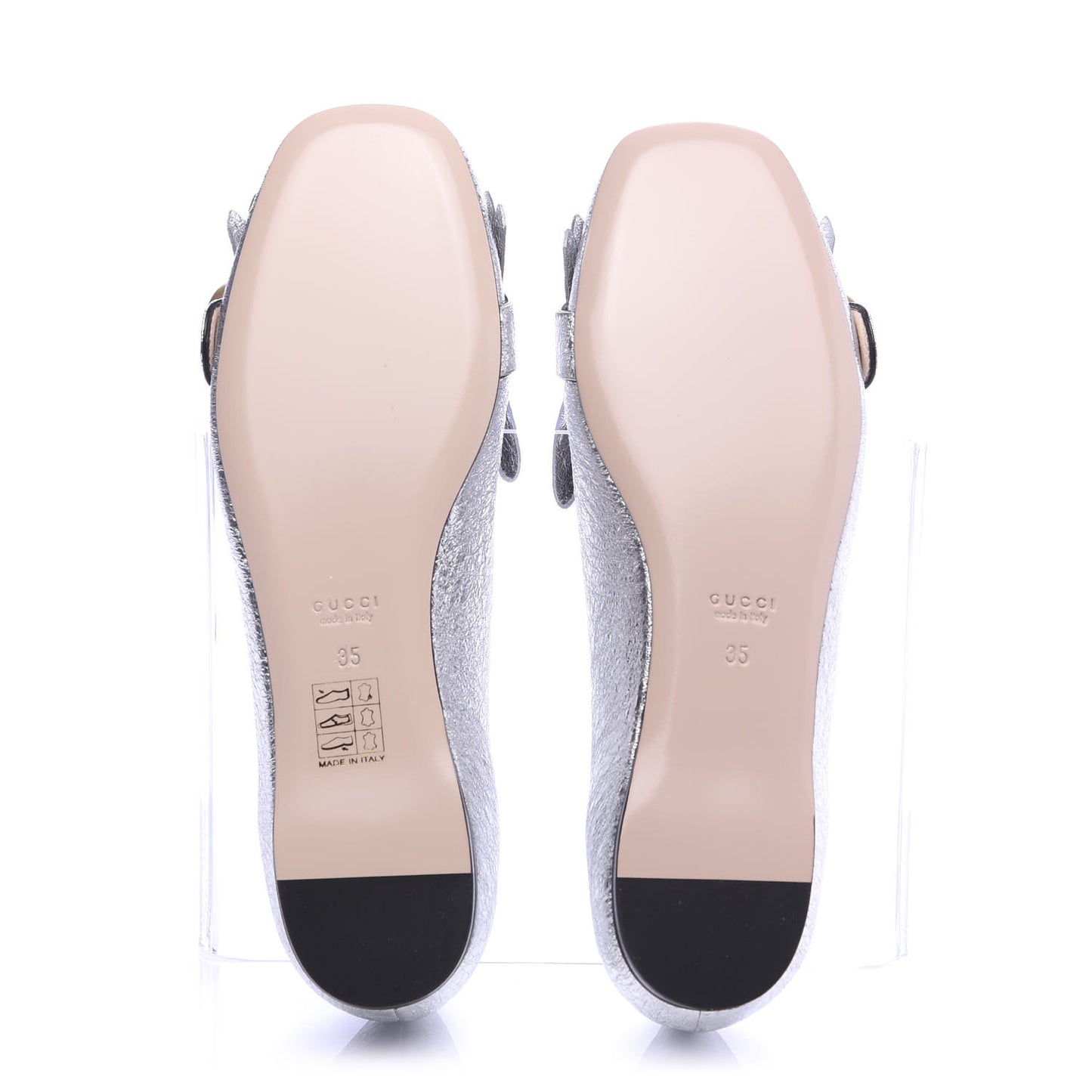 Galassia GG Marmont Fringe Flats 35 Argento