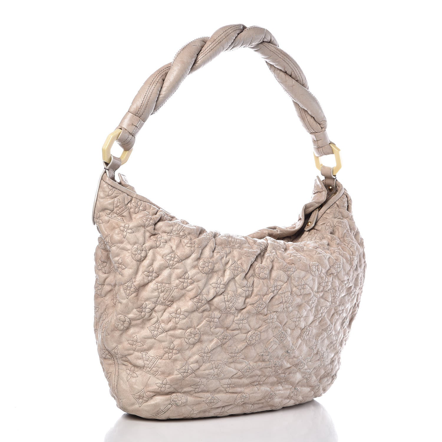 Louis Vuitton Lambskin Olympe Nimbus GM Ecru 3 of 13