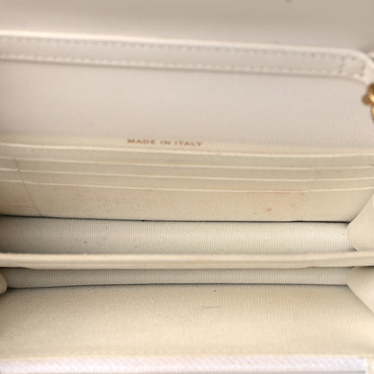 Chanel Caviar Quilted Mini Bracelet On Chain Wallet On Chain WOC White 5 of 12