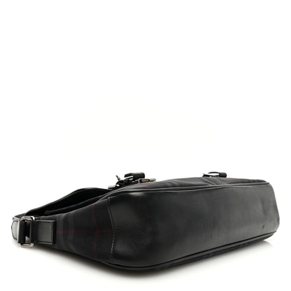 Burberry Nylon Smoked Check Messenger Bag 4 of 9