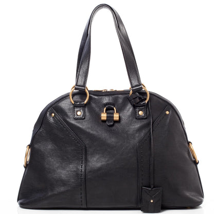 Saint Laurent Leather Large Muse Black 1 of 10