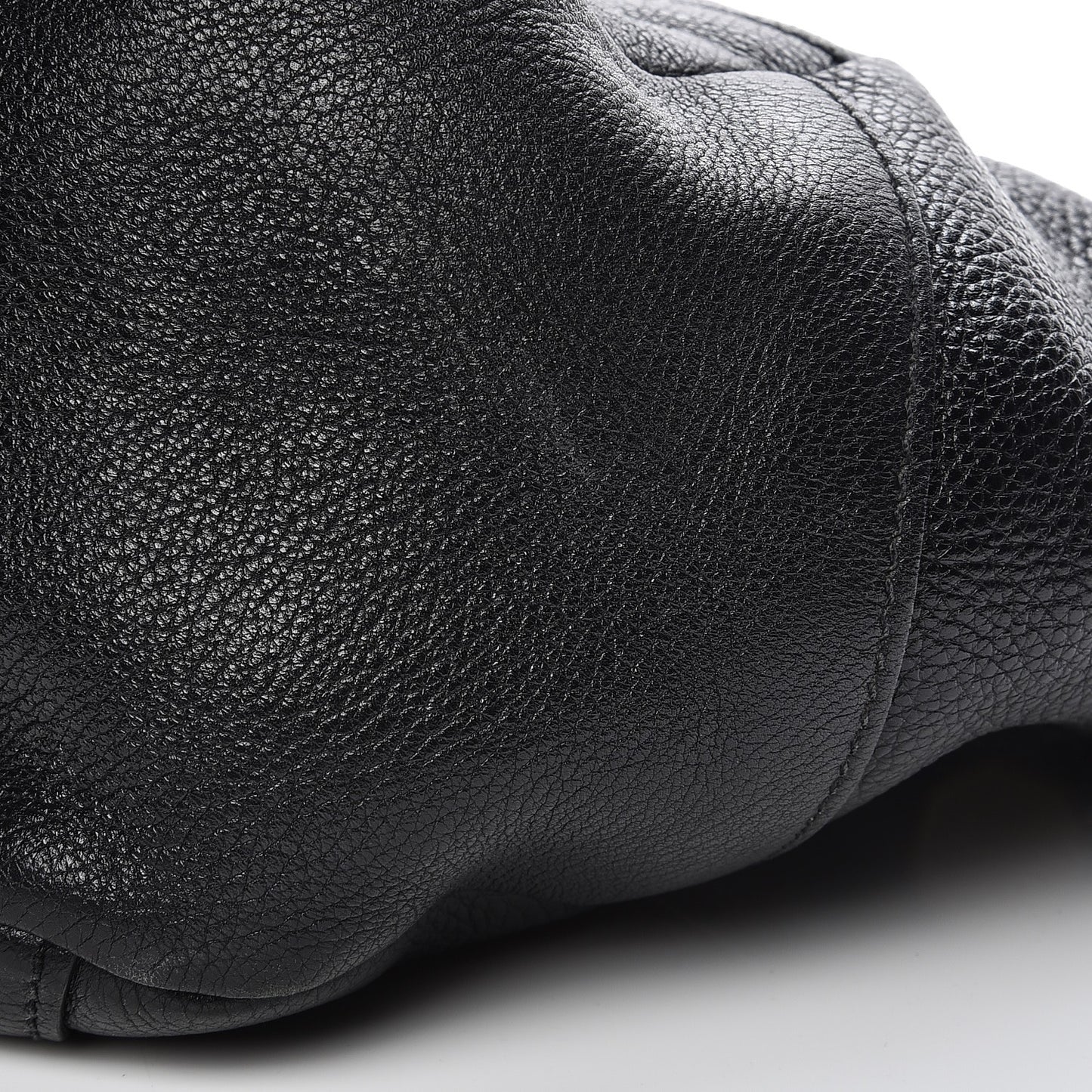 Vitello Daino Side Pocket Hobo Nero Black