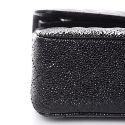 Chanel Caviar Quilted Small Double Flap Black 10 of 14