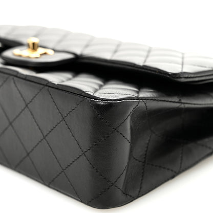 Chanel Lambskin Quilted Medium Double Flap Black 10 of 11