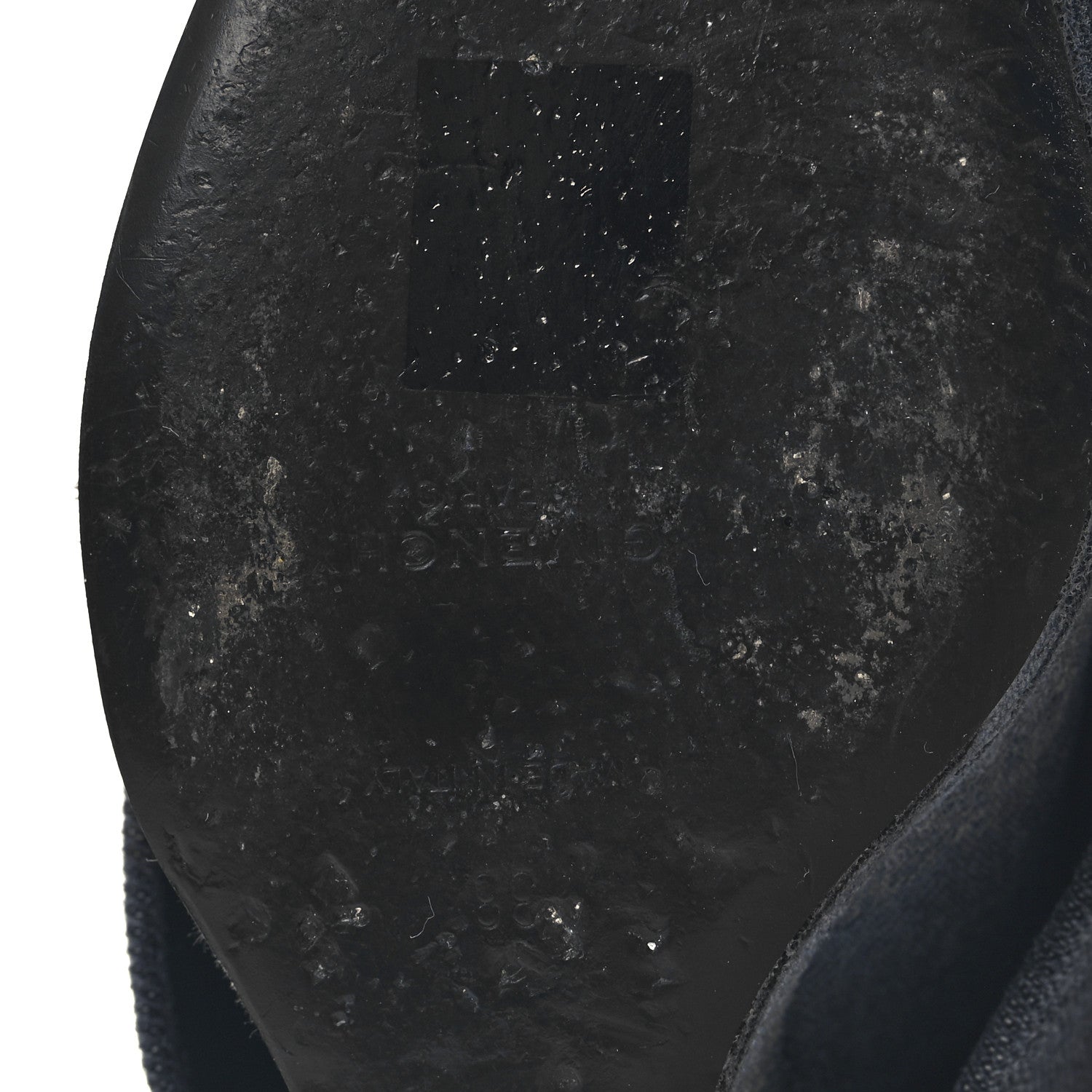 Givenchy Washed Denim Shark Lock Pant Boots 38 Black 7 of 9