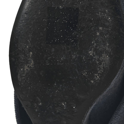 Givenchy Washed Denim Shark Lock Pant Boots 38 Black 7 of 9