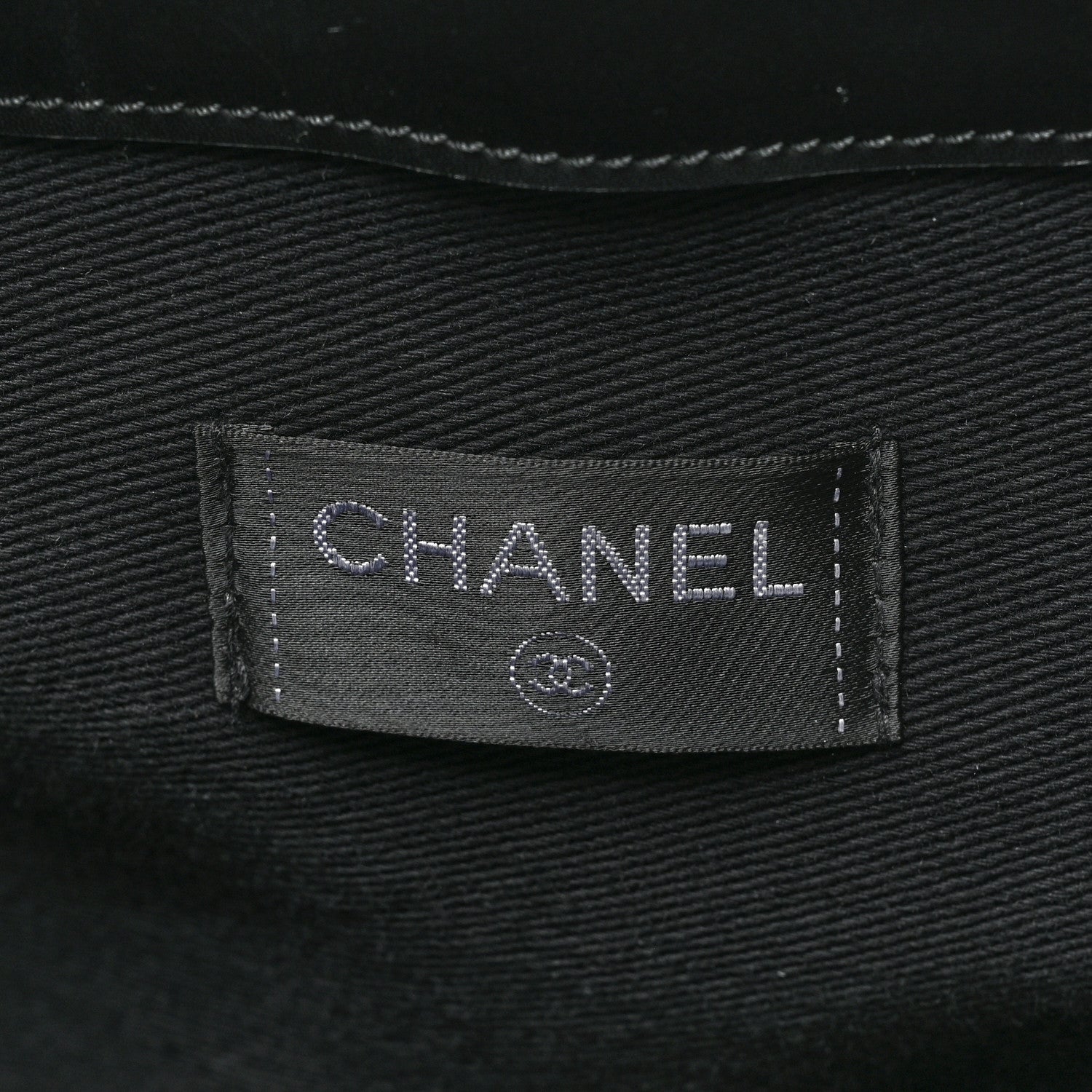Chanel Terry Cotton CC Beach Tote Towel Set Black 7 of 11