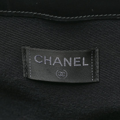 Chanel Terry Cotton CC Beach Tote Towel Set Black 7 of 11