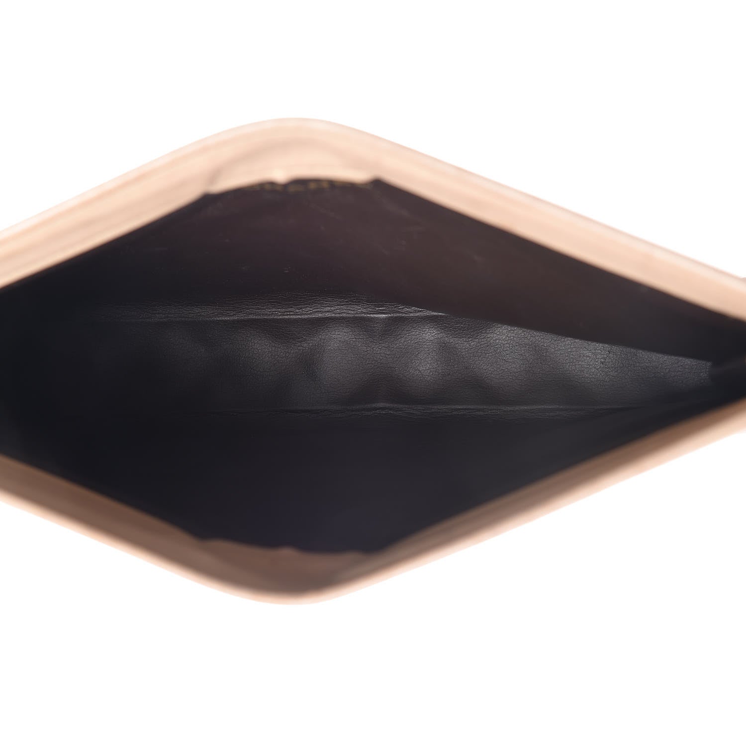 Chanel Lambskin Quilted Clutch Beige 5 of 16