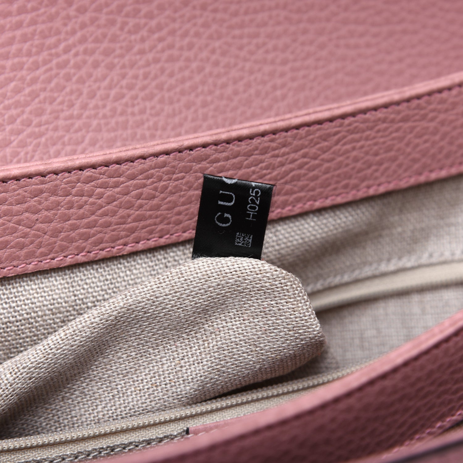 Gucci Dollar Calfskin Interlocking G Top Handle Shoulder Bag Soft Pink 9 of 16