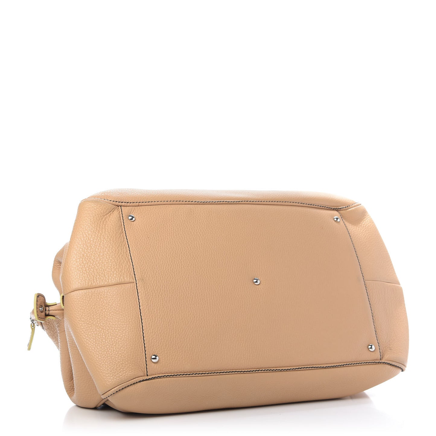 Calfskin Tassel Bowler Beige