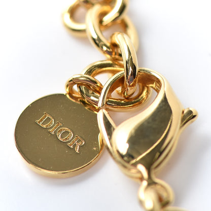 Christian Dior Metal CD Choker Necklace Gold 5 of 5