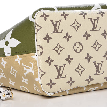 Louis Vuitton Monogram Giant Neverfull MM Kaki 11 of 13