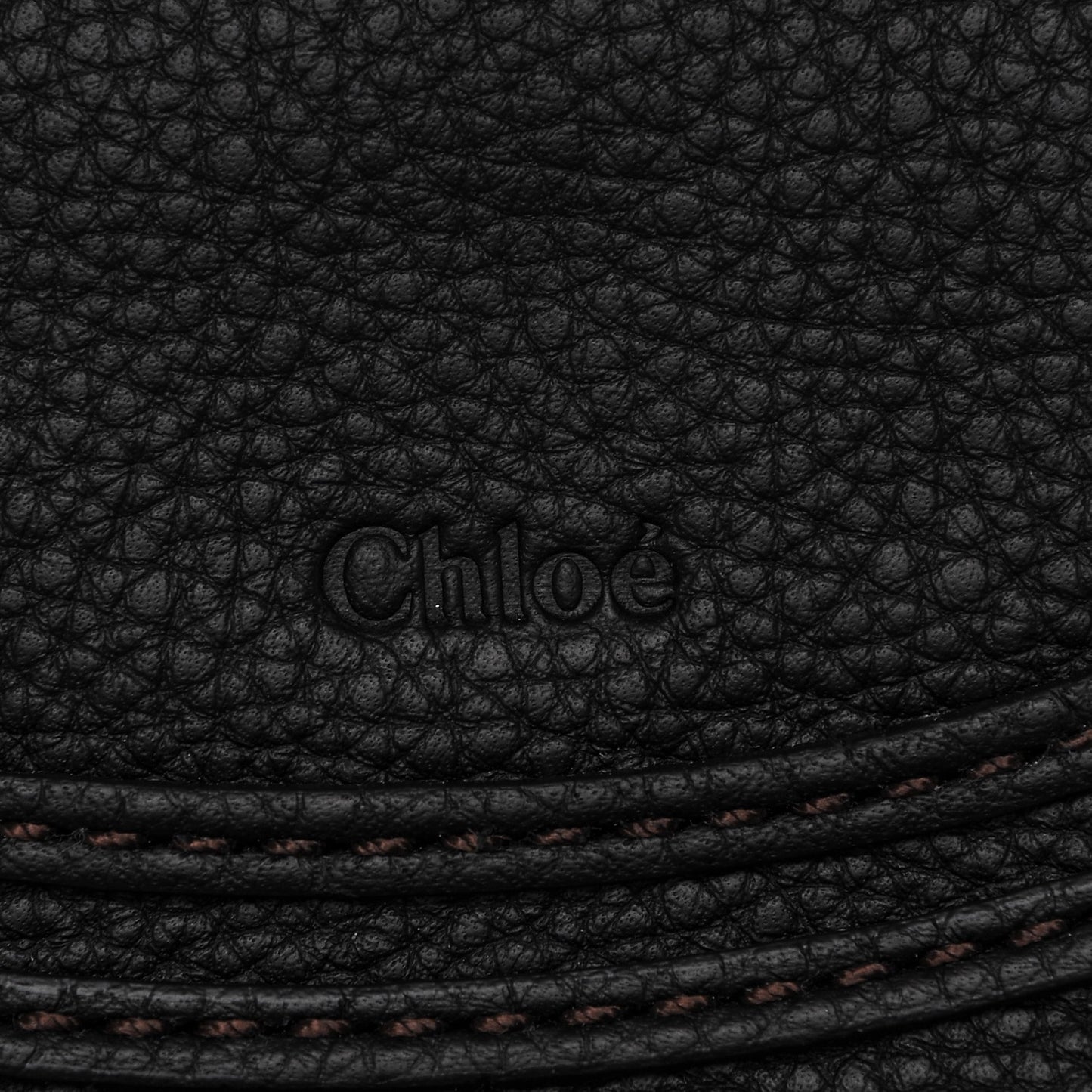 Calfskin Medium Marcie Round Crossbody Bag Black