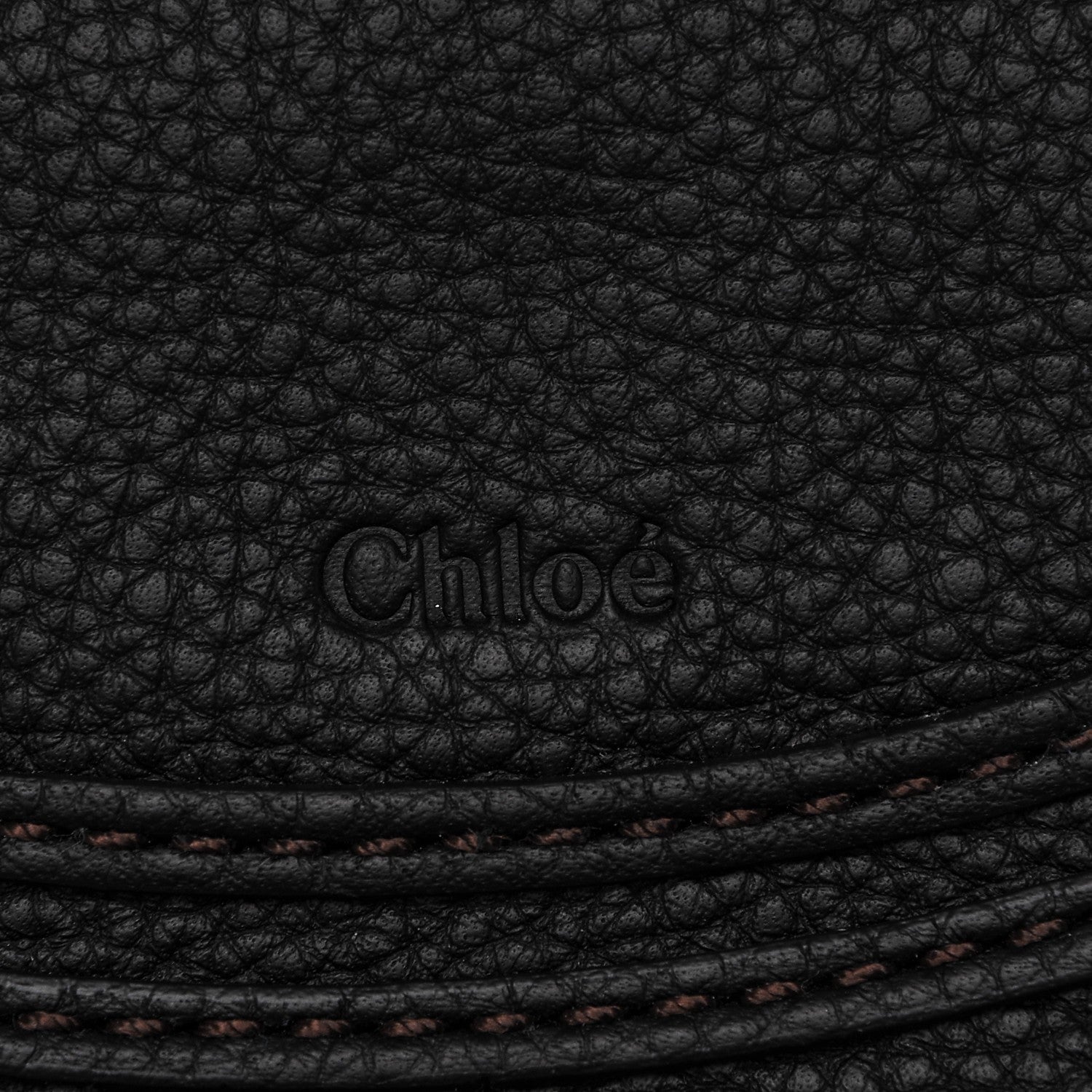 Chloe Calfskin Medium Marcie Round Crossbody Bag Black 6 of 8