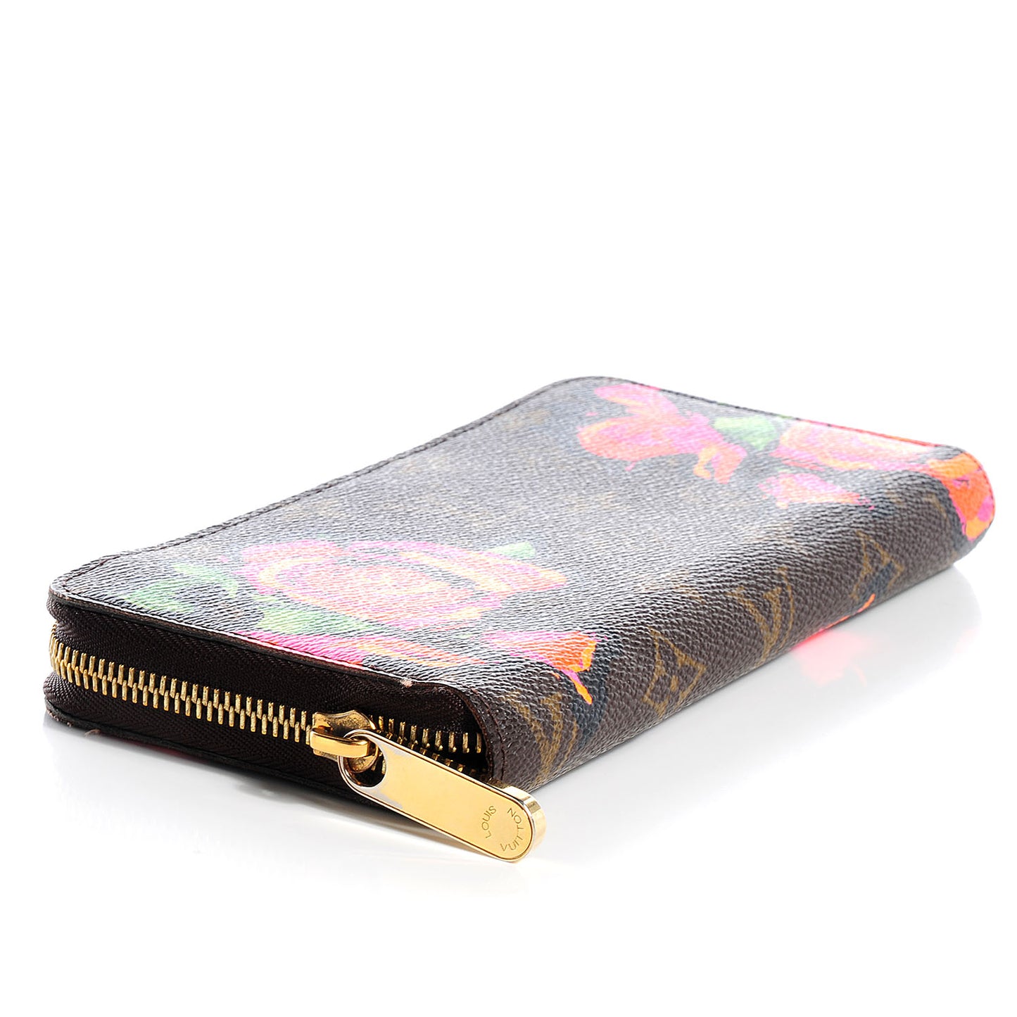 Monogram Roses Zippy Wallet