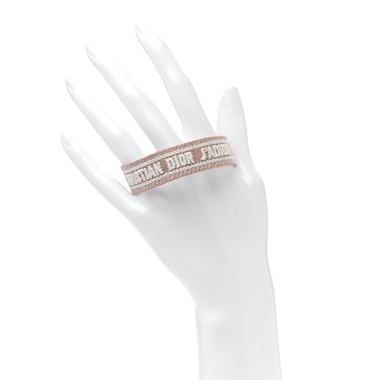 Woven Cotton J'Adior Friendship Bracelet Nude