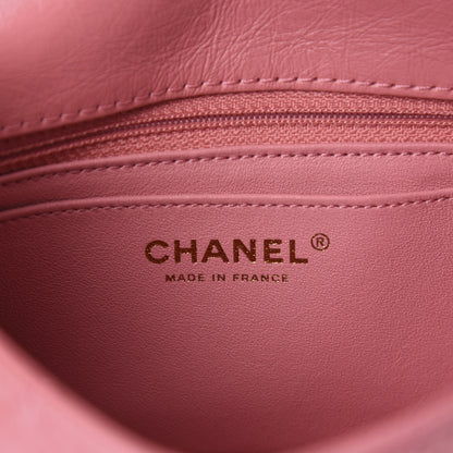 Chanel Aged Calfskin Quilted 2.55 Reissue Mini Flap Pink 8 of 11