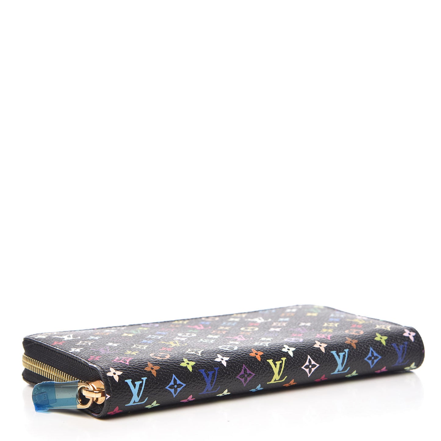 Monogram Multicolor Zippy Wallet Black Violet