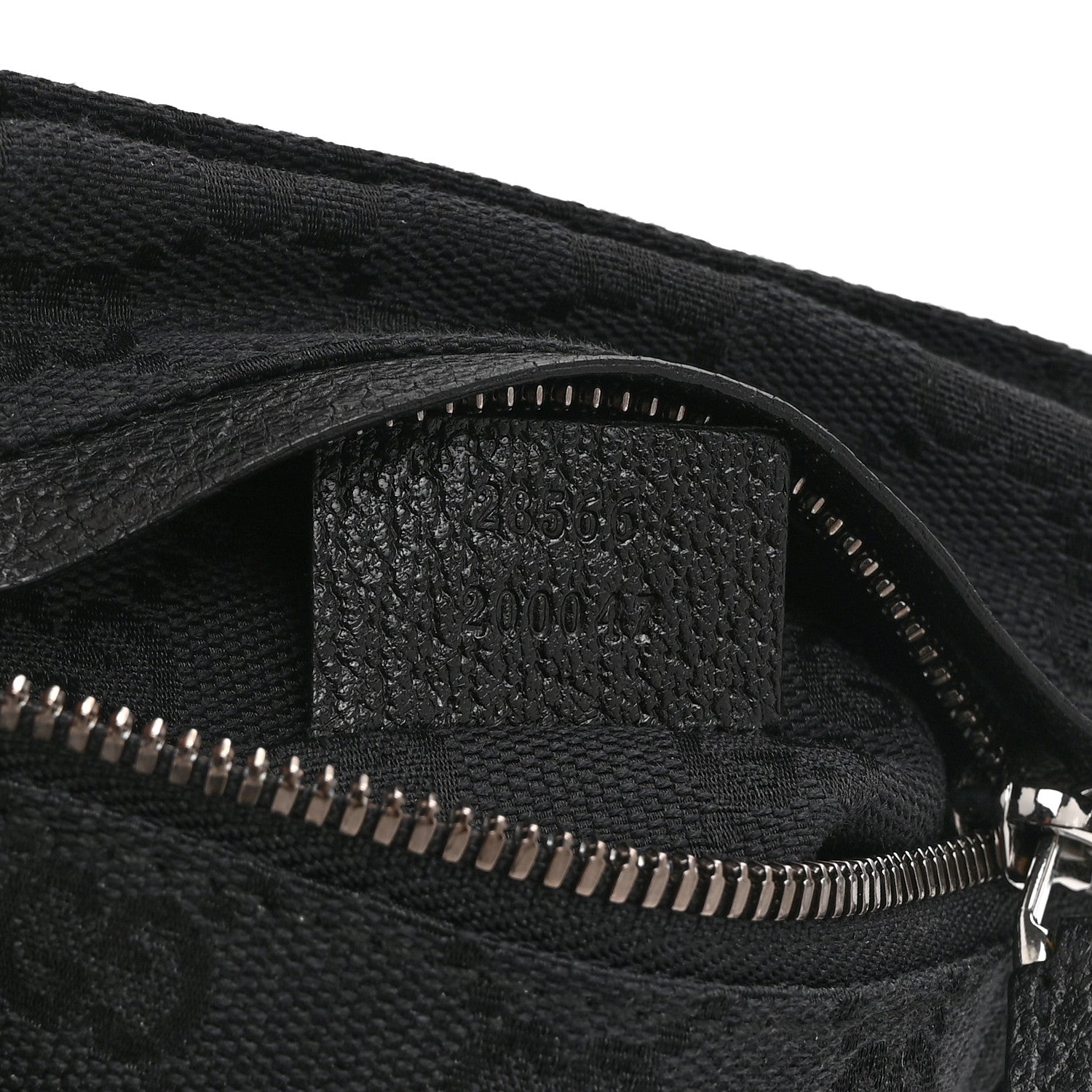 Gucci GG Monogram Double Pocket Belt Bag Black 7 of 10