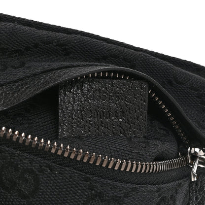 Gucci GG Monogram Double Pocket Belt Bag Black 7 of 10