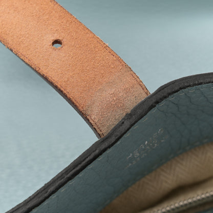 Hermes Taurillon Clemence Marwari PM Bleu Ciel 12 of 13