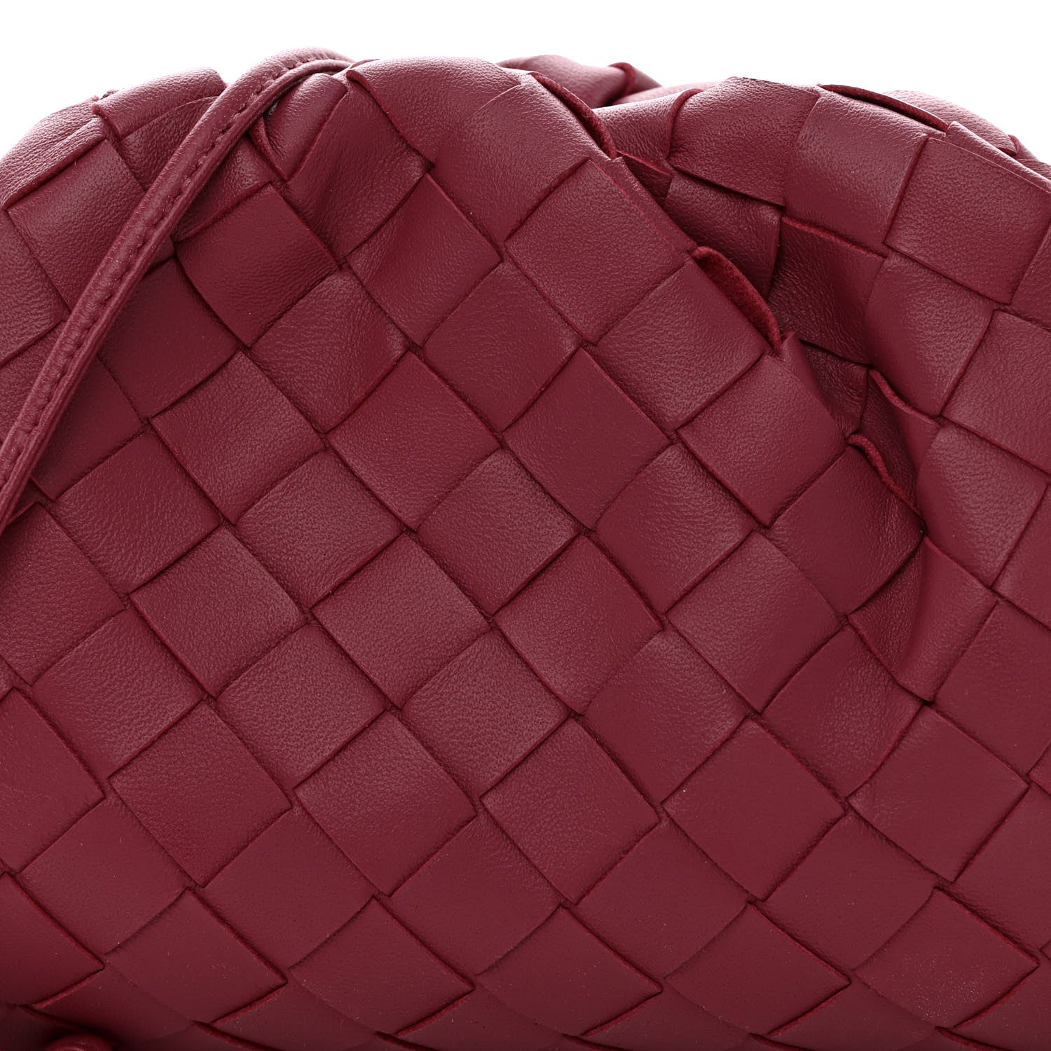 Bottega Veneta Nappa Intrecciato The Mini Pouch Amaranto 8 of 10