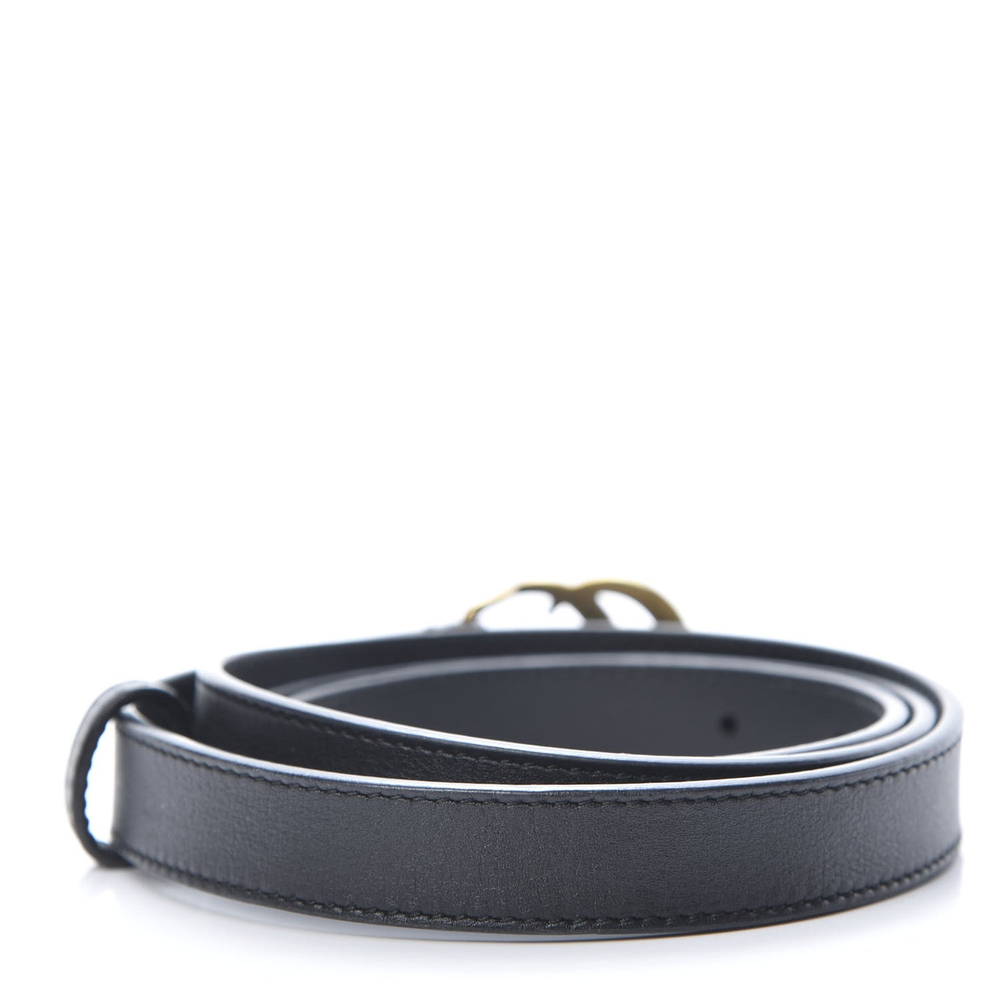 Calfskin Double G 20mm Belt 95 38 Black