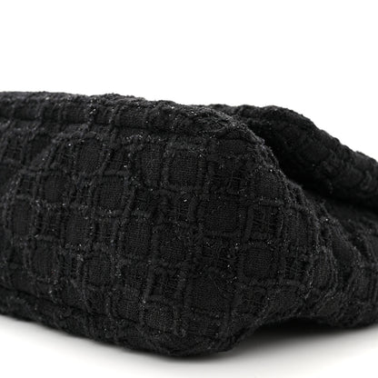 Chanel Tweed Quilted Medium Chanel 19 Flap Black 10 of 10