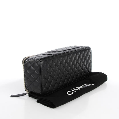 Chanel Lambskin Quilted Large Jewelry Case Black 4 of 8