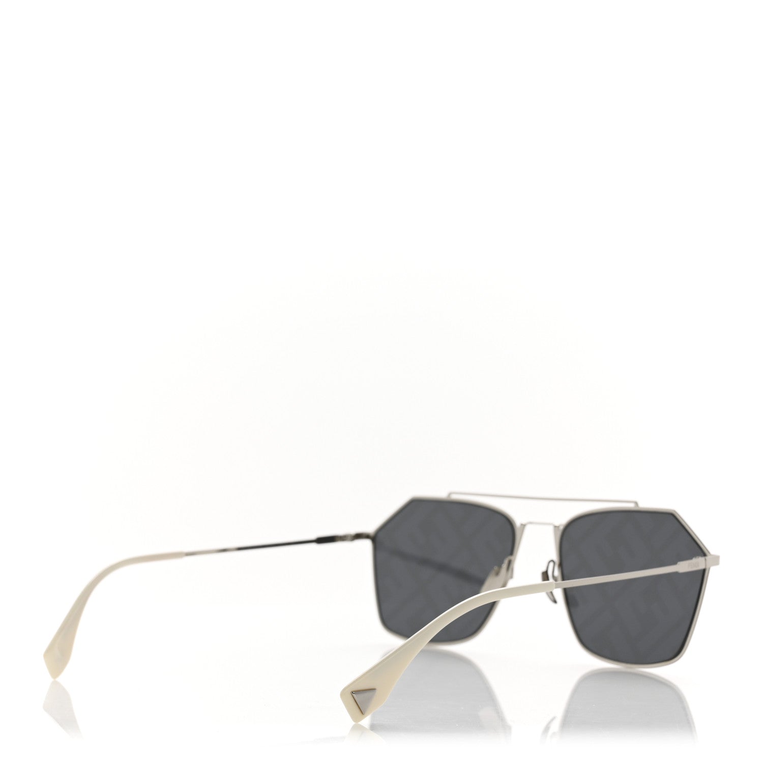 Fendi Metal Aviator Sunglasses FFM0022/S Silver 4 of 9
