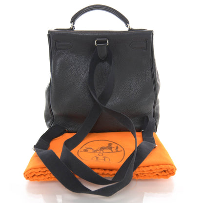 Hermes Fjord Kelly Ado GM Backpack Bag Black 3 of 9