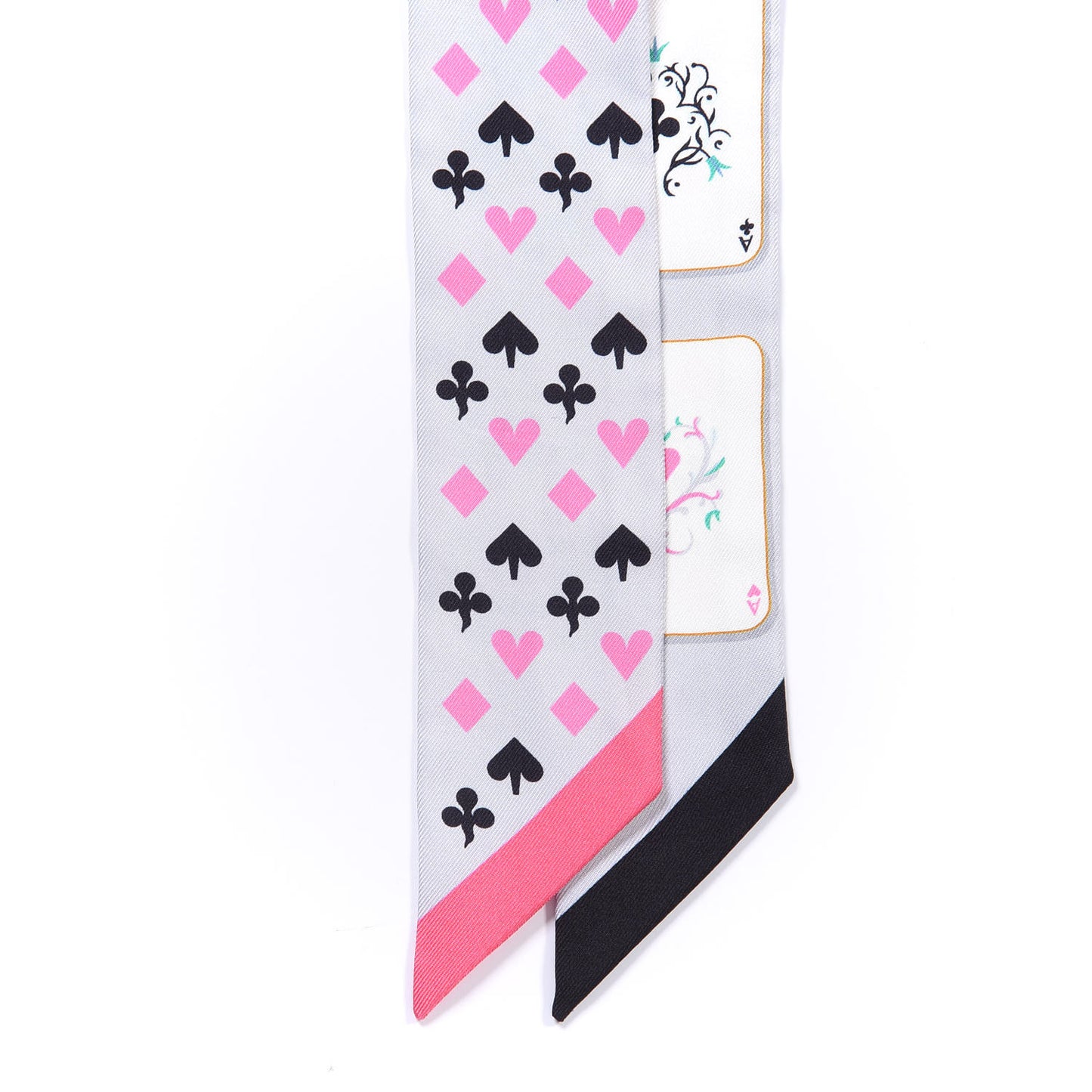 Silk Jeu de Cartes Twilly Gris Perle Rose Black