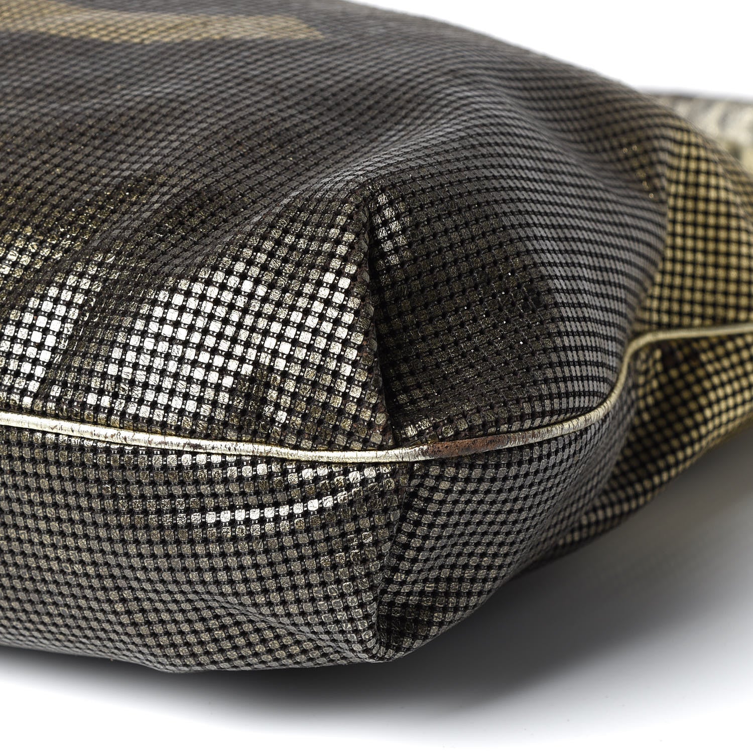 Chanel Metallic Perforated Lambskin Hollywood Hobo Silver 6 of 17