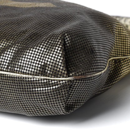 Chanel Metallic Perforated Lambskin Hollywood Hobo Silver 6 of 17