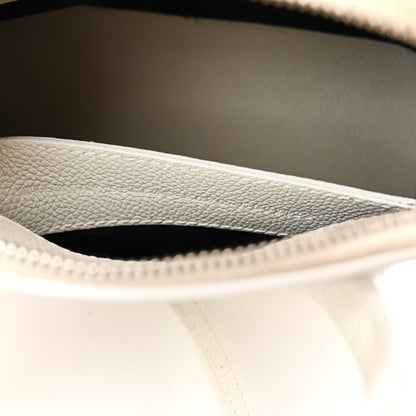Balenciaga Grained Calfskin XXS Ville Top Handle Bag White Black 6 of 16