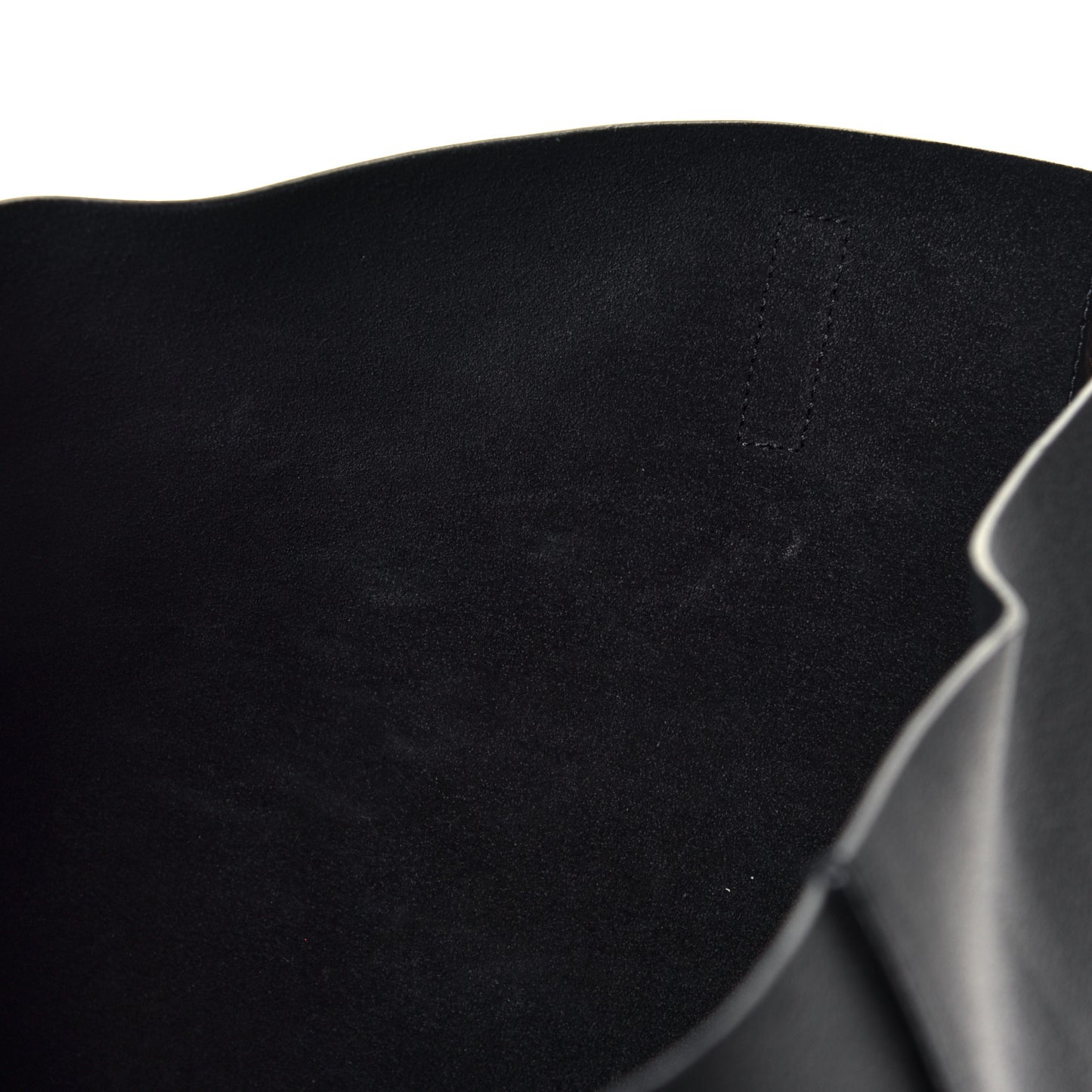 Calfskin Large Shopping Tote Black