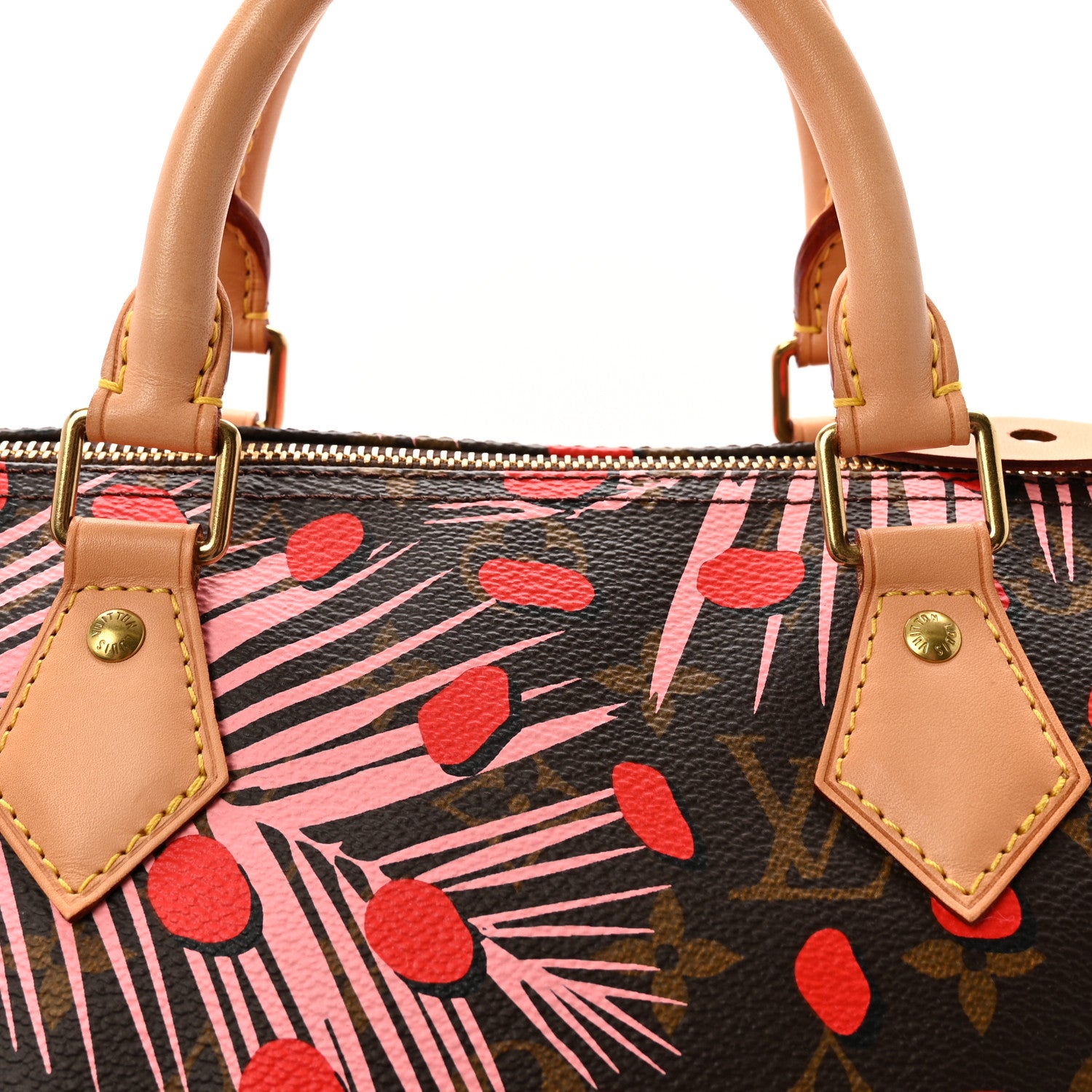 Louis Vuitton Monogram Jungle Dots Speedy 30 Sugar Pink Poppy 8 of 10