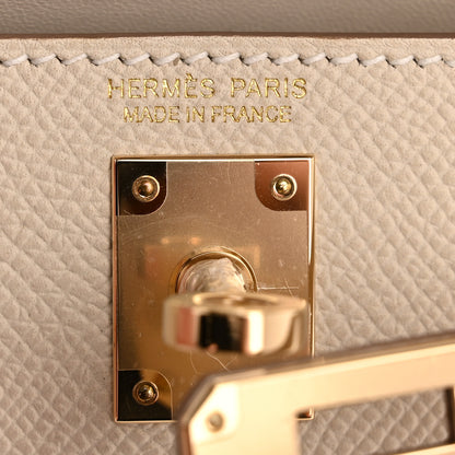 Hermes Epsom Mini Kelly Sellier 20 Craie 6 of 12